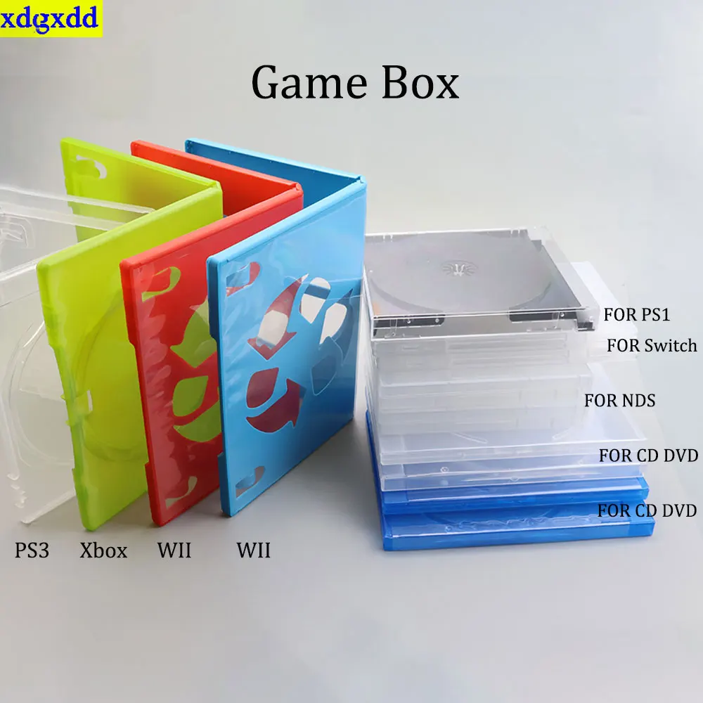 Cltgxdd – boîte de protection pour jeux vidéo, 1 pièce, adaptée aux supports de disques de jeux PS1/PS3/Xbox/Wii/NDS/NDSS/Switch, support de stockage de CD/DVD