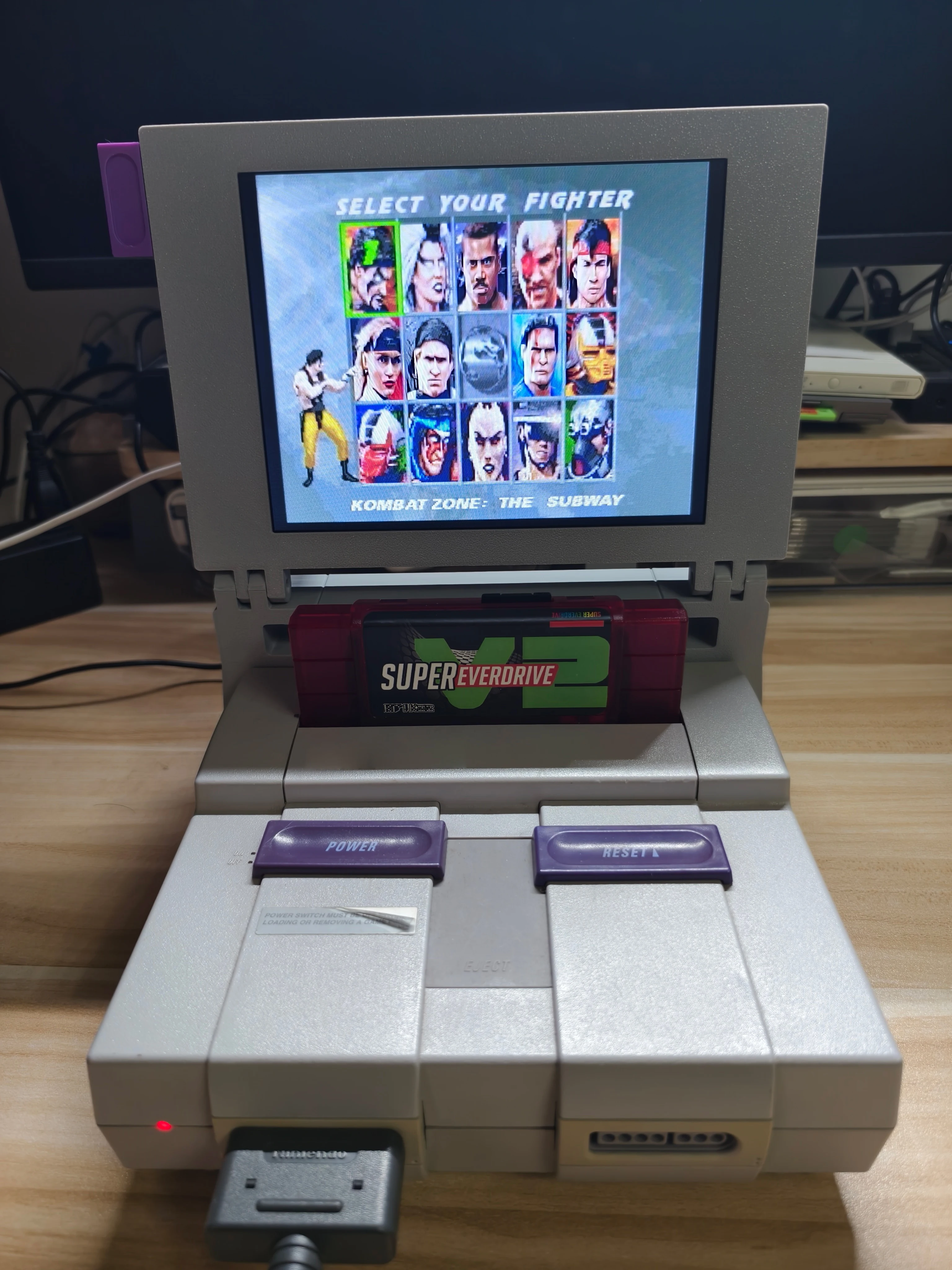 8 zoll SNES Retro Arcade Spiel Maschine 3D DRUCK Tragbare Display Mini Monitor Mit Stereo Für SNES ARCADE Spielkonsole Image