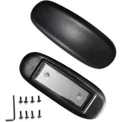 Universal-Ersatzpolster für Armlehnen für Bürostuhl, mit Befestigungsloch, Schwarz, 10,2 cm, 2 Stück Image