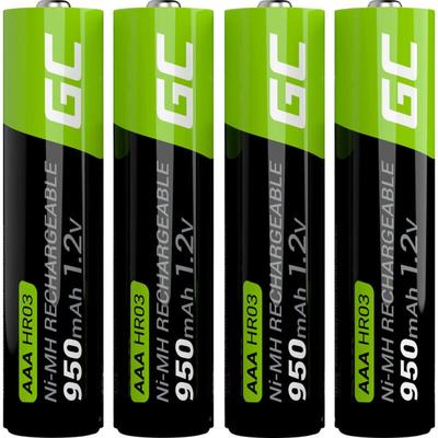 HR03 Micro (AAA)-Akku NiMH 950 mAh 1.2 v 4 St. - Green Cell Image