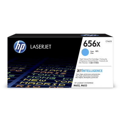 Hp 656X High-Yield Cyan Toner Cartridge, Cf461X