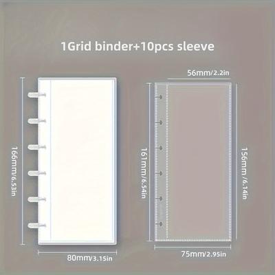 TEMU New 4 Cuts Photo Strip Album Kpop Photocard Collect Book Pp Material Storage Album Image