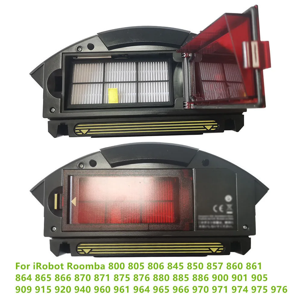 Für iRobot Roomba 800 850 860 864 865 866 870 871 875 880 885 960 961 965 970 971 974 975 976 Hepa-Filter Staub Sammelbox Image