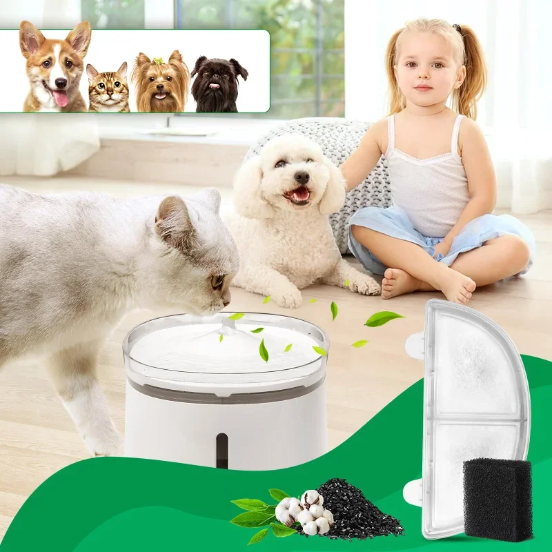 Ersatzfilter Schwamm für WF20/CF20 Homerun Katzenwasserbrunnen, Triple Action Pet Fountain Filter Ersatz Image