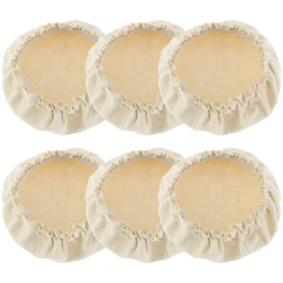 6 Stück Sauerteig Starter glas abdeckungen 7,6 cm bis 10,1 cm elastisches Tuch Sauerteig Gär glas deckel wieder verwendbare kompakte Glas abdeckung