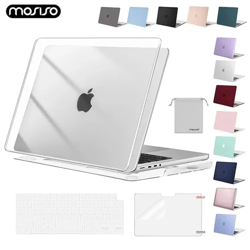 Coque rigide pour MacBook Pro 14 16 Air 13 15 pouces M4 M3 M2 M1 A3112 A3185 A3401 A2918 M3 A3113 A2681 A2337 A2179 A2338