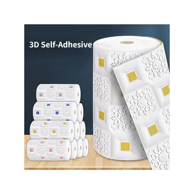 70cm * 1m 3d Stereo Wanda uf kleber selbst klebende Decke dekorative Aufkleber Wohnzimmer Schlafzimmer TV Hintergrund wasserdichte Tapete Image