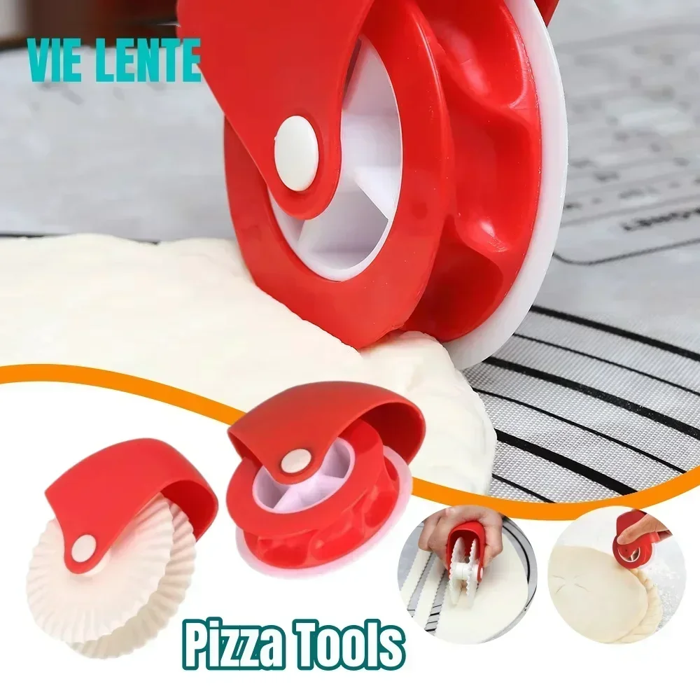 Gebäck Rolling Wheel Dekorateur Pie Keks Teigschneidemaschine für Rollteig Küche Backwerkzeug Zubehör VIE LENTE Image