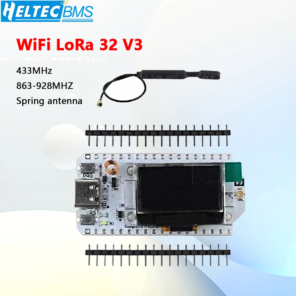 Heltec WiFi LoRa 32 V3 Dev-Board mit SX1262 ESP32 LORA-Knoten mit OLED-Display, kabelloser Shell-Stick, Lora-Gateway, WLAN, BLE-Knoten Image