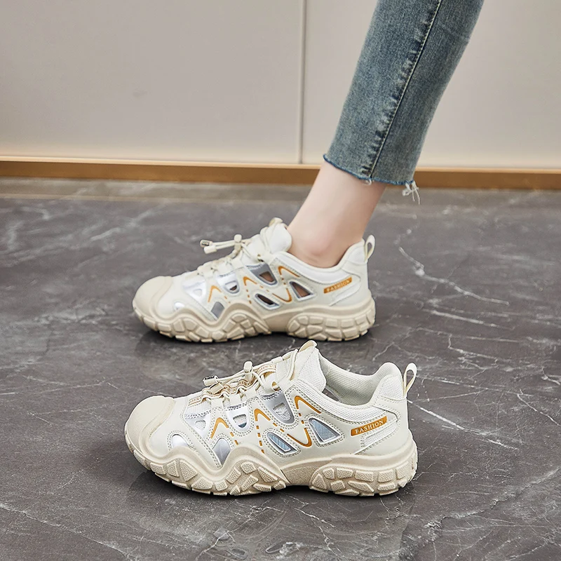 Outdoor Light Casual Sportschuhe Damen rutsch feste wasserdichte Wanderschuhe Langlauf Laufschuhe mit weichen Sohlen