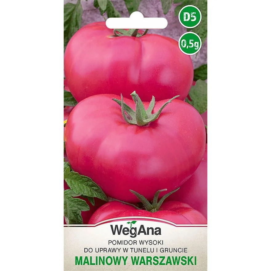 Himbeertomaten Warschau für Tunnel und gemahlen 0,5g Samen-VegAna Image
