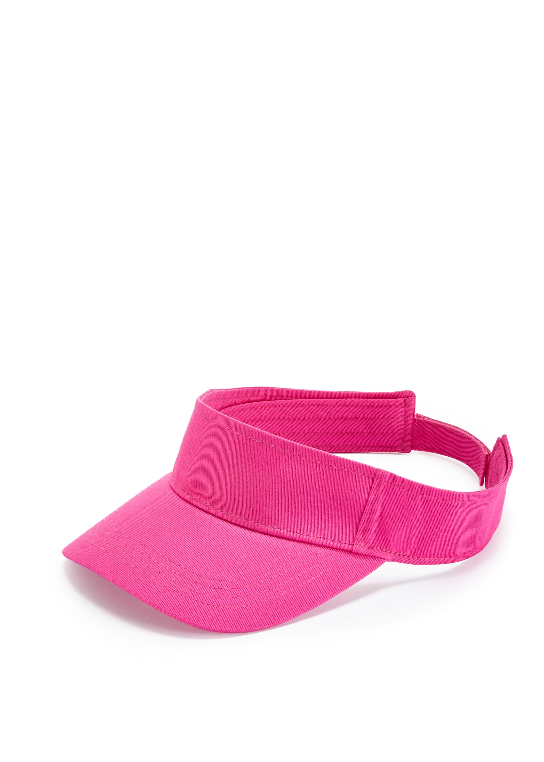 Outdoorhut LASCANA "Visor", Damen, pink, Baumwolle, unifarben, Hüte, Schirmmütze mit Klettverschluss Image