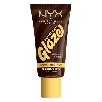 NYX Professional Makeup Buttermelt Glaze LSF 30 Foundation 10W - CHOCOLATE BUTTA ml Schwarz Image