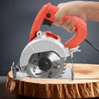 Tagliatrice portatile per legno e pietra, inclusa 1 legno e 1 lama per sega per pietra, 1,58 kW, 220 V, per il taglio di materiali piatti, piastrelle, legno