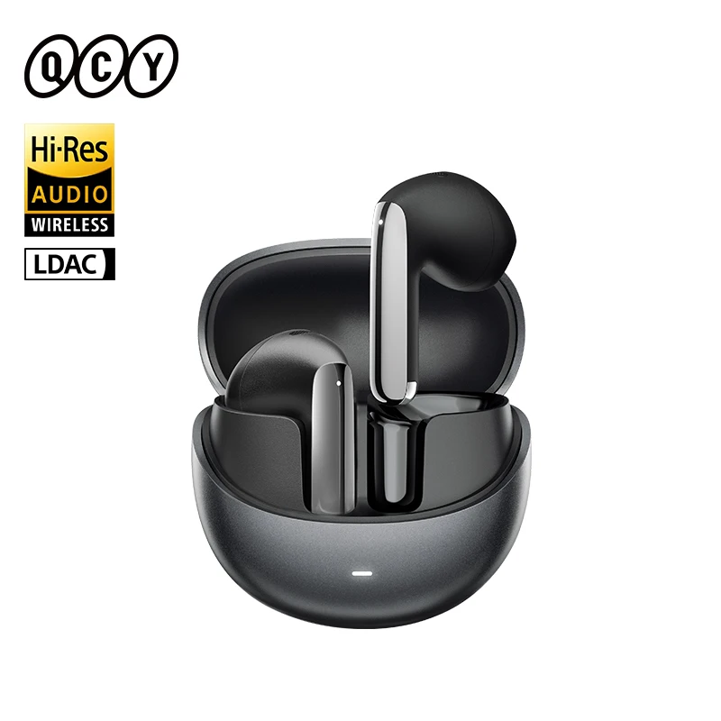 QCY HT10 AilyBuds Pro+ ANC Auricolari wireless Audio ad alta risoluzione con LDAC 6 Mic AI HD Cuffie per chiamate Bluetooth 5.3 Auricolari a doppia connessione
