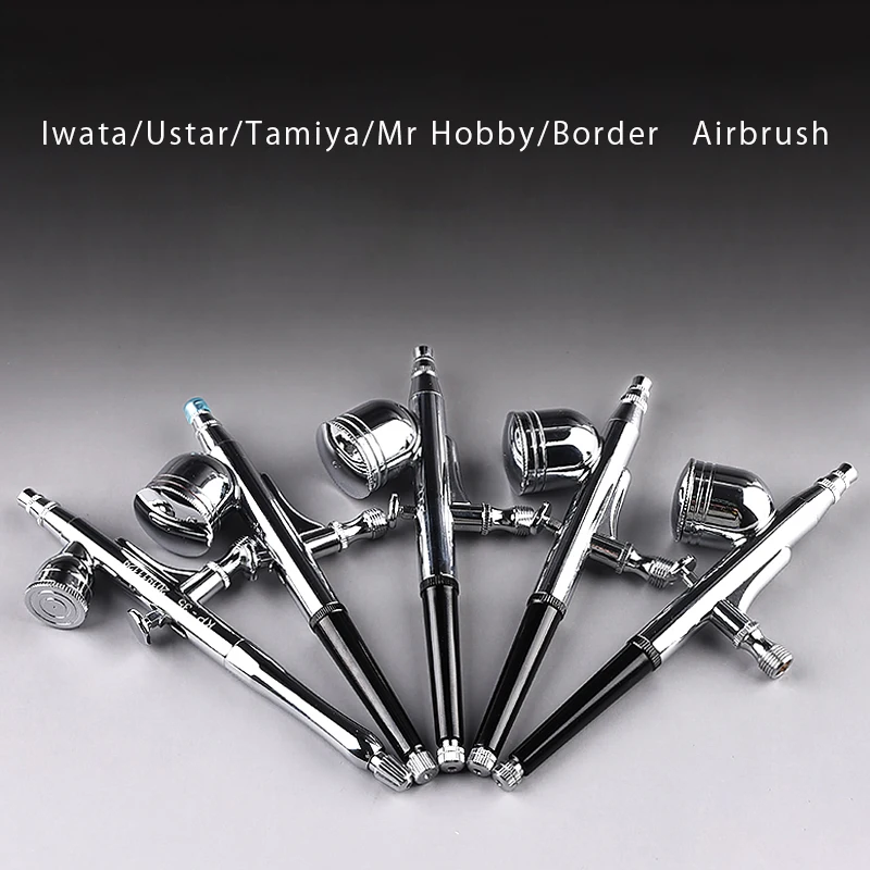 Iwata Mr Hobby Ustar S130S150 Tamiya 74537 0,18/0,2/0,3/0,5 mm Dual Action Paint Airbrush Gun Kit Spritzstift PS270/275/289/290/770 Image