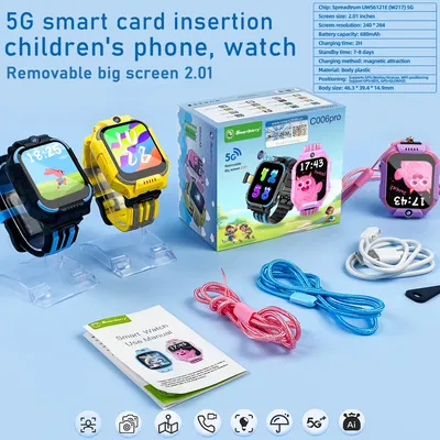 Für Xiaomi MIJIA Kinder 4G Smart Uhr SOS GPS Standort Sim Karte Anruf Kind SmartWatch Kamera