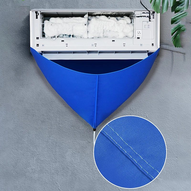 Klimaanlage Reinigungs abdeckung Kit saubere Werkzeuge wasserdichter Staubs chutz beutel Klimaanlagen Reiniger Set Image