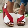 Frau Sandalen Schuhe Sommer Im Freien frauen Schuhe Retro Frauen Schuh Keil Wanderschuhe Elegante Schuhe Weibliche Sandale Frauen