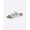 Pantolette BIO TIME, Damen, Gr. 40, blau (eisblau), Synthetik, sportlich, Schuhe