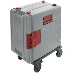 B.PRO BPT 620 KUF-F rot, B.PROTHERM, Speisentransportbehälter aus Kunststoff, fahrbar, mit Rollen Image