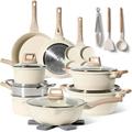 JUST PERFECTO Induktions Töpfe Set - Pfannenset mit deckel beige