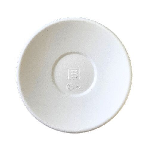 Papstar 600 Teller Zuckerrohr "pure" rund Ø 9 cm · 1,3 cm weiss "Cella" Image