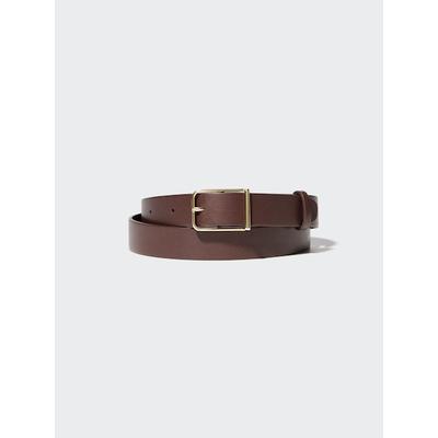 Uniqlo - Clean Belt - Dark Brown