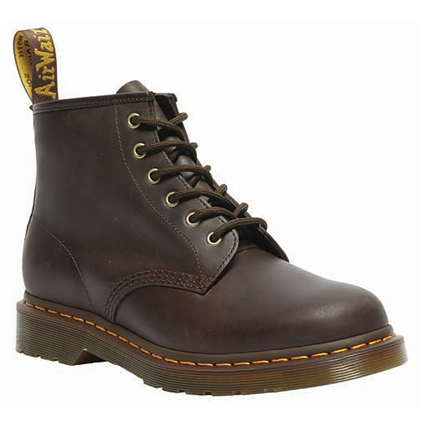 Dr. Martens - 101 Crazy Horse - Freizeitstiefel UK 4 | EU 37 braun