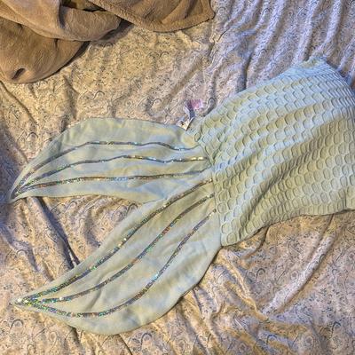 Disney Bedding | Disney Ariel Mermaid Tail Blanket | Color: Blue | Size: Os