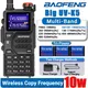 Baofeng UV K5 Plus 10W Walkie Talkie Air Band AM FM Frequenza di copia wireless DTMF Radio bidirezionale a lungo raggio Tipo-C UV 5R UV K5 Pro