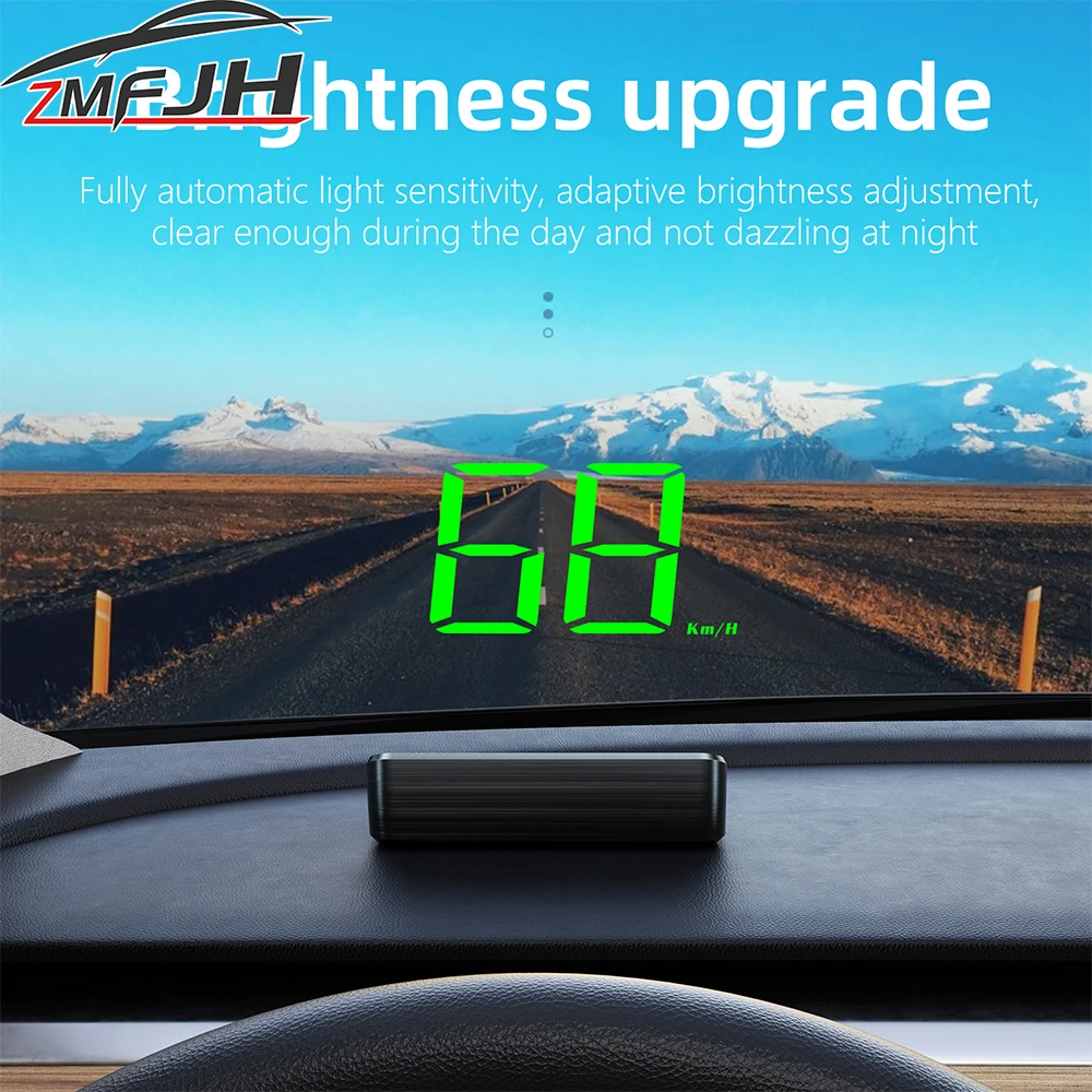 GPS Head Up Display Digital M2 Auto Geschwindigkeit Meter KMH Windschutzscheibe Projektor Für HUD Für Alle Autos Auto Elektronik Zubehör Image