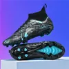 Tenagers Herren-Fußballschuhe, rutschfest, AG/TF, Fußballschuhe, Stiefeletten, Unisex, große Größe,