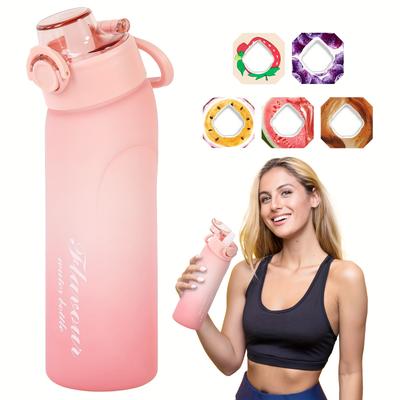 TEMU 720ml/25oz Bottle, With 5 Flavour Pods, For Outdoor Sports Image