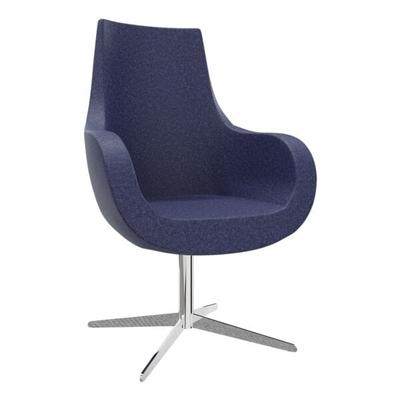 fm Büromöbel Sessel »Pirum« hohe Rückenlehne blau, 71x105.5x48 cm
