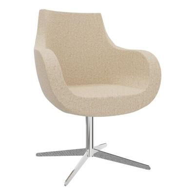 fm Büromöbel Sessel »Pirum« beige, 71x90x48 cm