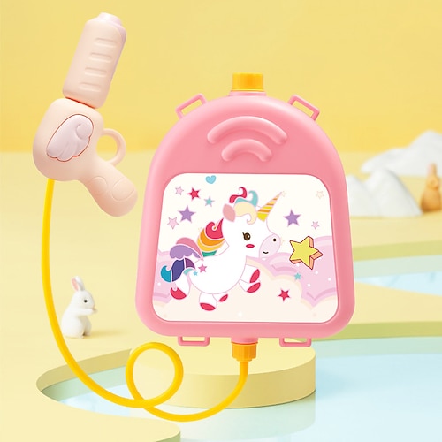 Kinderrucksack Wasserpistole Spielzeug Mit Großer Kapazität Elektrisch Herausziehbare Wasser Spiel Wasserpistole Für Jungen Und Mädchen Zum Wasserholen Gott Der Krieg Artefakt Weihnachtsgeschenk Image