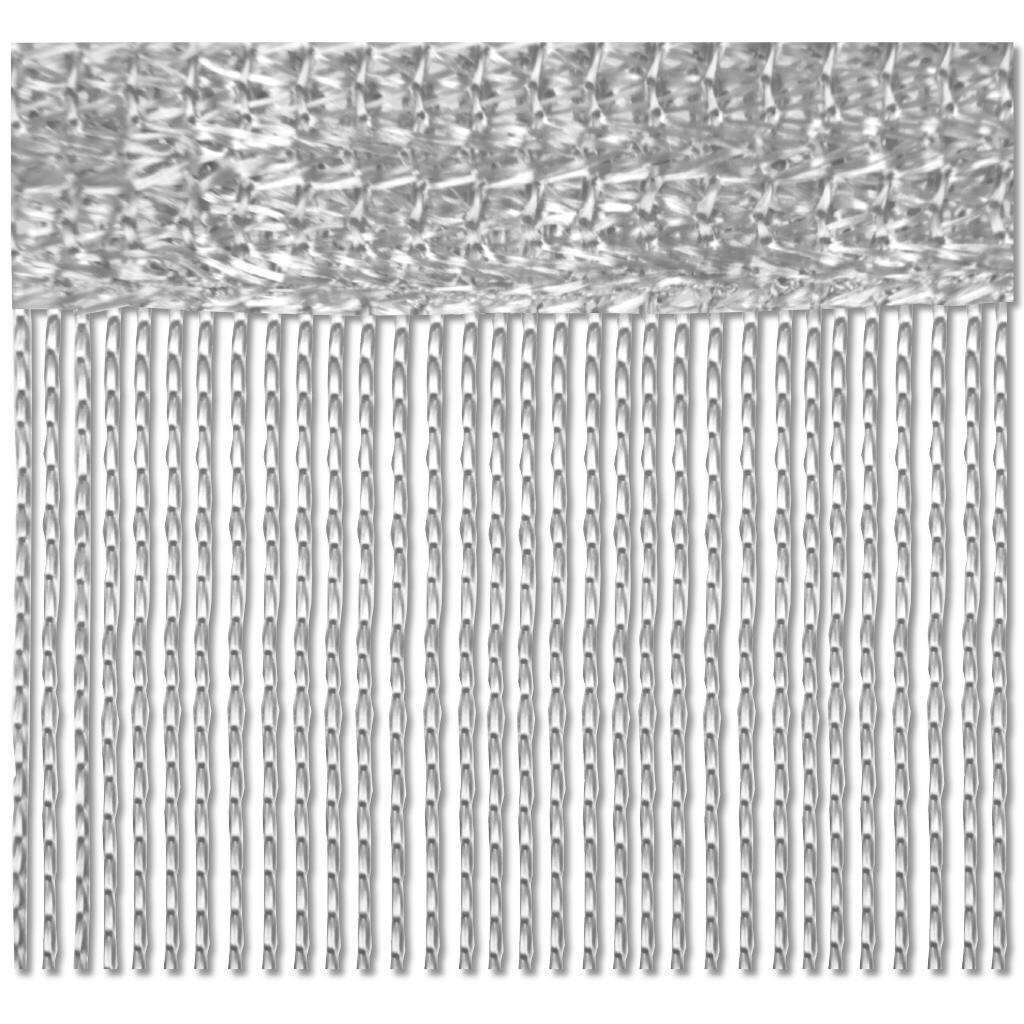 Bestlivings Fadenvorhang 140x240 silber - silbergrau Image