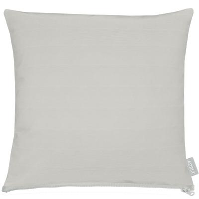 Kissenhülle APELT "3800", grau (hellgrau), B:49cm L:49cm, Polyester, Baumwolle, Obermaterial: 75% Polyester, 25% Baumwolle, Kissenbezüge Image