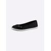 Ballerina CASUAL LOOKS, Damen, Gr. 40, schwarz, Textil, modisch, Schuhe