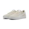 Sneaker PUMA "Court Lally Suede Sneakers Damen", Gr. 40, weiß (alpine snow weiß), Obermaterial: Textil, Kuhleder, Synthetik; Futter: Textil; Innensohle: Textil; Laufsohle: Gummi, Schuhe