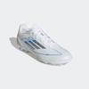 Fußballschuh ADIDAS PERFORMANCE "F50 LEAGUE AG", Gr. 44, weiß (cloud weiß, silber metallic, cloud weiß), Synthetik, Textil, sportlich, Schuhe