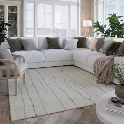 Wollteppich WECON HOME "Hamptons THIRTYNINE", beige (creme weiß), B:200cm H:10mm L:300cm, Schurwolle, Teppiche, Läufer, Schurwolle, Kurzflor, Wohnzimmer, Schlafzimmer, elegant, Linie Image