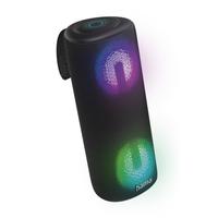 HAMA Bluetooth-Lautsprecher Tragbarer Bluetooth-Lautsprecher 24W (wasserdicht, 10 Licht-Modi, TWS), schwarz, B:7,7cm H:20cm T:7,7cm, Lautsprecher