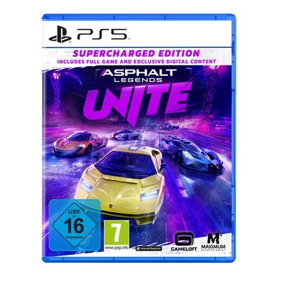 ASTRAGON Spielesoftware "Asphalt Legends UNITE: Supercharged Edition", weiß, neutral, PlayStation 5, Games