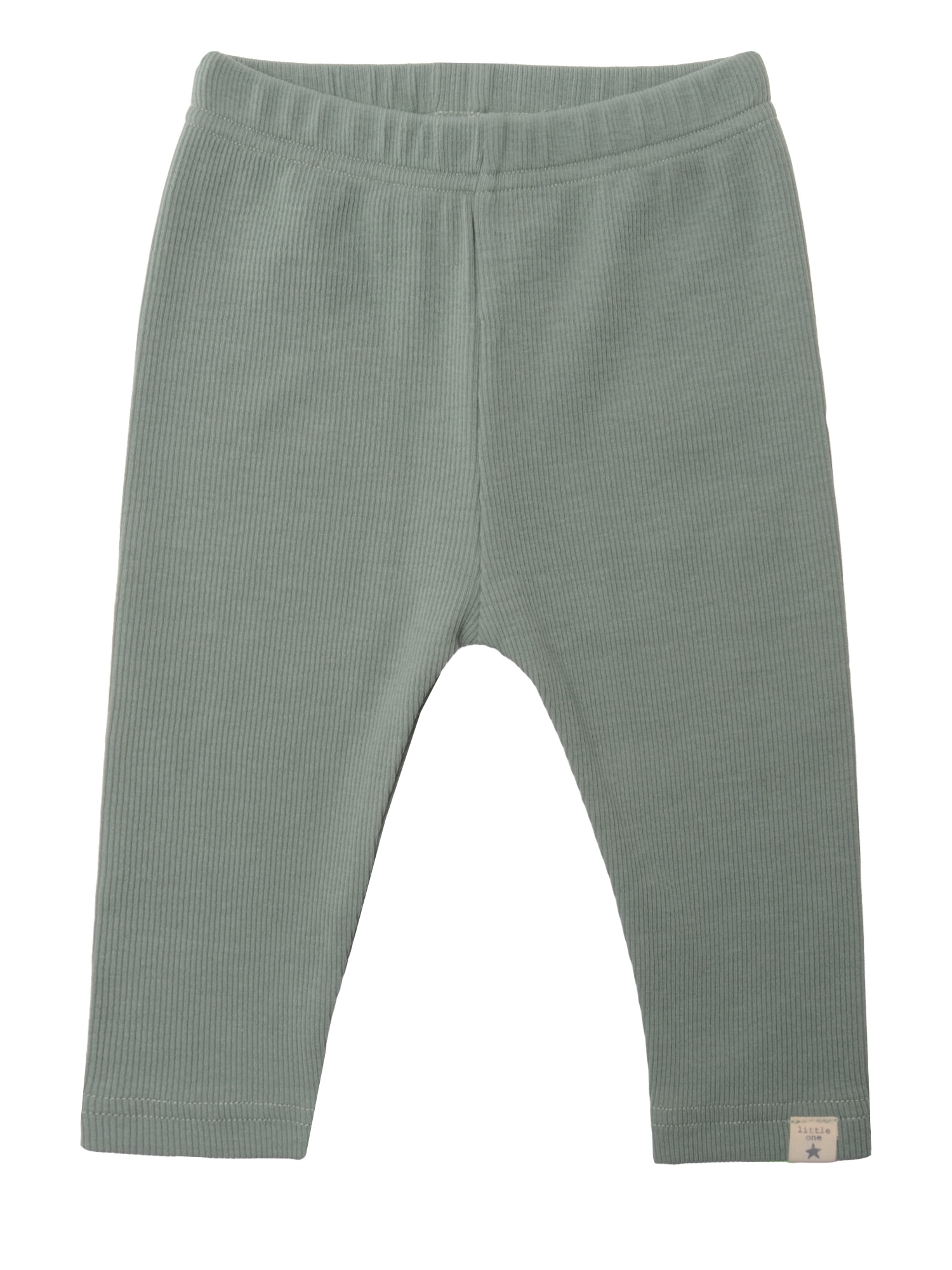 Leggings LILIPUT "Little One", Mädchen, Gr. 74/80, EURO-Größen, grün (hellgrün), 95% Baumwolle, 5% Polyester, unifarben, Hosen Leggings, aus weichem Rippstrick