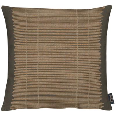 Kissenhülle APELT "3007" Gr. 1, gold (goldfarben, schwarz), B:46cm L:46cm, Polyester, Obermaterial: 100% Polyester, Kissenbezüge, ohne Füllung Image