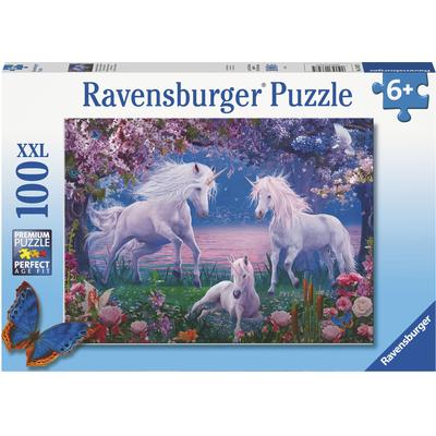Puzzle RAVENSBURGER "Bezaubernde Einhörner", bunt, Puzzles, KinderB:49cm H:36cm, Made in Germany, B:49cm H:36cm