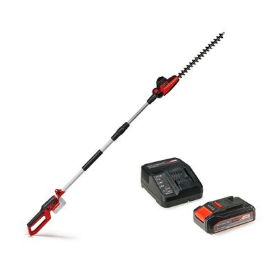 Akku-Heckenschere EINHELL "mit Teleskopstab GC-HH 18/45 Li T", rot (baumarkt), Gartenscheren-Maschinen, inkl. PXC-Starter-Kit 18V 2,5Ah Image