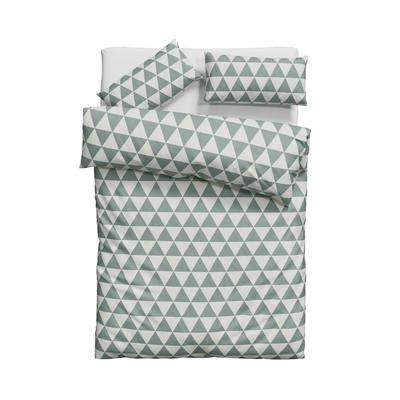 Bettwäsche LÜTTENHÜTT "Gretje in Gr. 135x200 oder 155x220 cm", grün (jade), B/L: 135cm x 200cm, , Renforcé, B/L: 80cm x 40cm, Renforcu00e9, Obermaterial: 100% Baumwolle, Bettwäsche, Bettwäsche aus Baumwolle, grafische Bettwäsche mit Reißverschluss Image